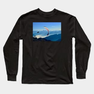 Paraglider Swiss Alps Long Sleeve T-Shirt